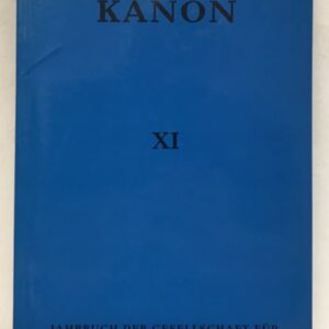 | Kanon. Jahrbuch der Gesellschaft für das Recht der Ostkirchen. Bde. XI.
