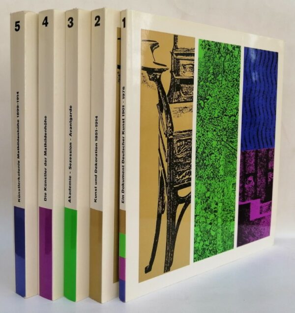 | Ein Dokument Deutscher Kunst 1901 - 1976. Ausstellungskatalog. 5 Bände. Mit zahlr. Abb.