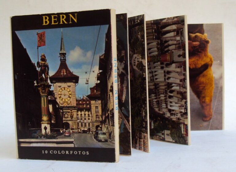 | Bern - Berne. 10 Colorfotos. Leporello.