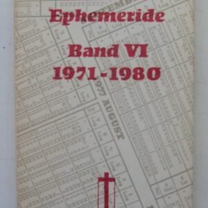 | Die Deutsche Ephemeride. Bd. VI: 1971-1980.