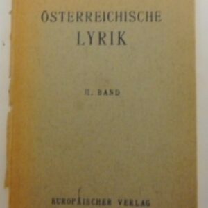 | Österreichische Lyrik Bd. 2