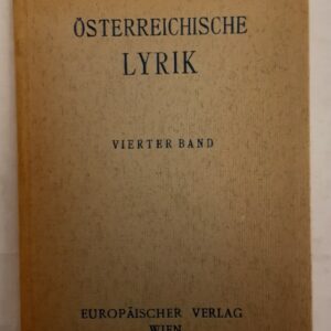| Österreichische Lyrik. Viertes Band