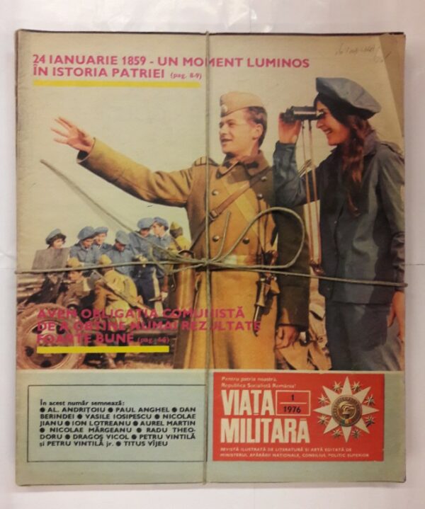 div. Autoren Viata Militara Jg. 1976. Heft 1-5 u. 7-12. Heft 6 fehlt.