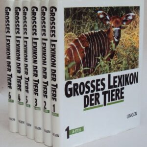 | Großes Lexikon der Tiere. 6 Bände. Mit zahlr. Abb.