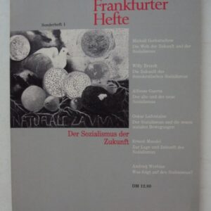 | Die Neue Gesellschaft. Frankfurter Hefte. Sonderheft 1