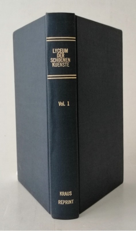 | Lyceum der schoenen Kuenste. Band 1. Faksimile d. Ausgabe Berlin 1797 bei Johann Friedrich Unger.