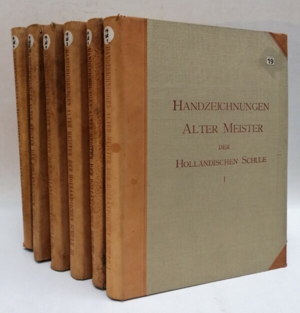 | Handzeichnungen Alter Meister der Holländischen Malerschule. 384 Handzeichnungen vonn sechzig verschiedenen Meistern in sechs Serien zu je 64 Blatt im Format 40:30 cm.