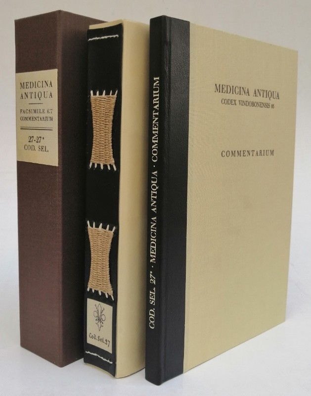 | Medicina Antiqua. Libri quattuor medicinae. Codex Vindobonensis 93 der Österreichischen Nationalbibliothek. Facsimile et Commentarium. Mit 7 schwarz-weiß Tafeln