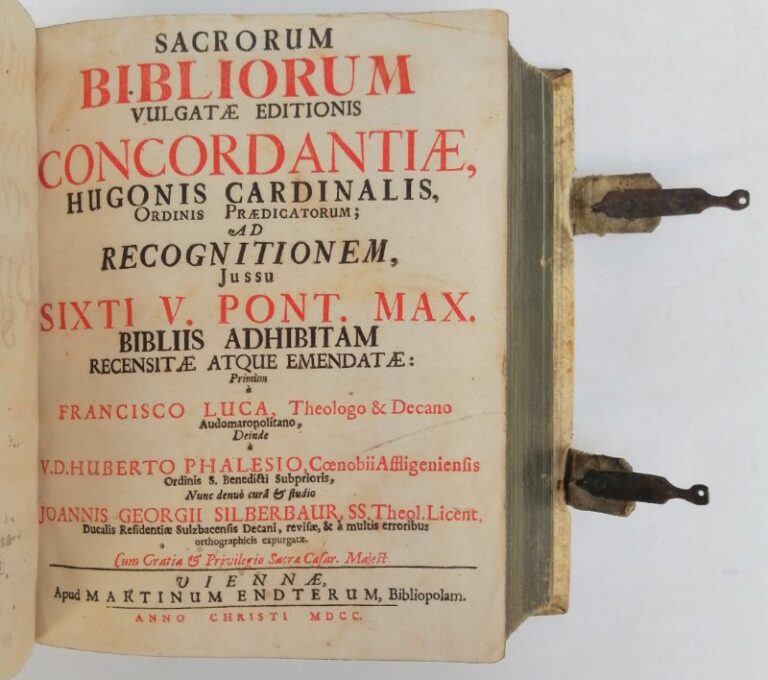 | Sacrorum Bibliorum vulgatae editionis concordantiae