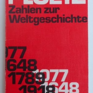 | Taschen-Ploetz. Zahlen zur Weltgeschichte. Mit 22 Tabellen