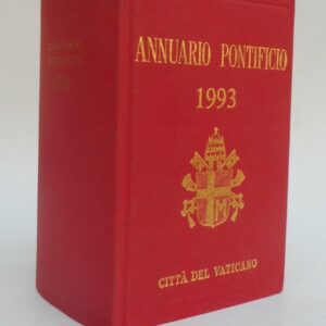 Annuario 1963 Annuario Pontificio per l'anno 1993. Mit Front