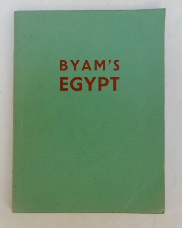 Auction catalog Byam's Egypt. A specialised Stamp Sale. The highly specialised collection of the postal history and the postage stamps of Egypt formed by and offered by the order of Dr. William Byam